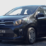 kia picanto black car on the road