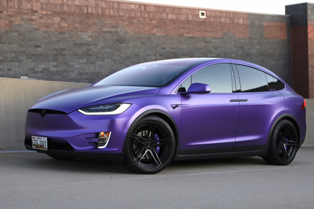 Purple Tesla S